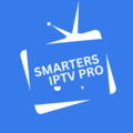 Smarters IPTV Pro Smarters IPTV Pro app icon with a white stylized TV on a blue background and the text Smarters IPTV Pro.