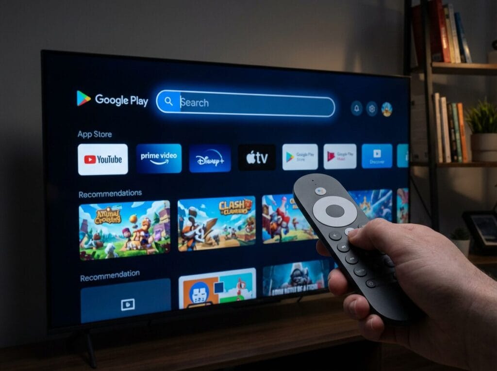 Google Play on a TV