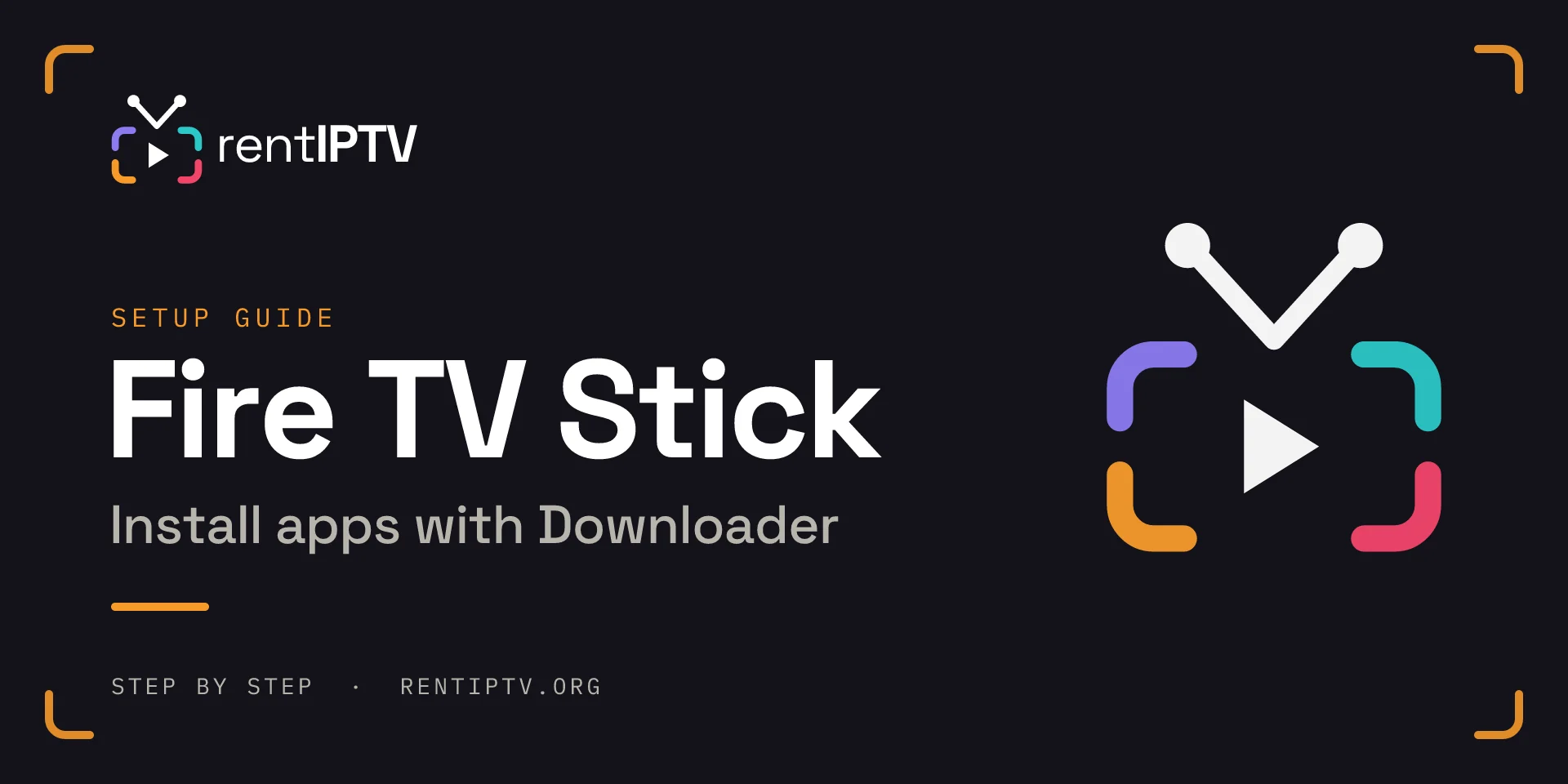 Fire TV Stick: install any IPTV app with Downloader