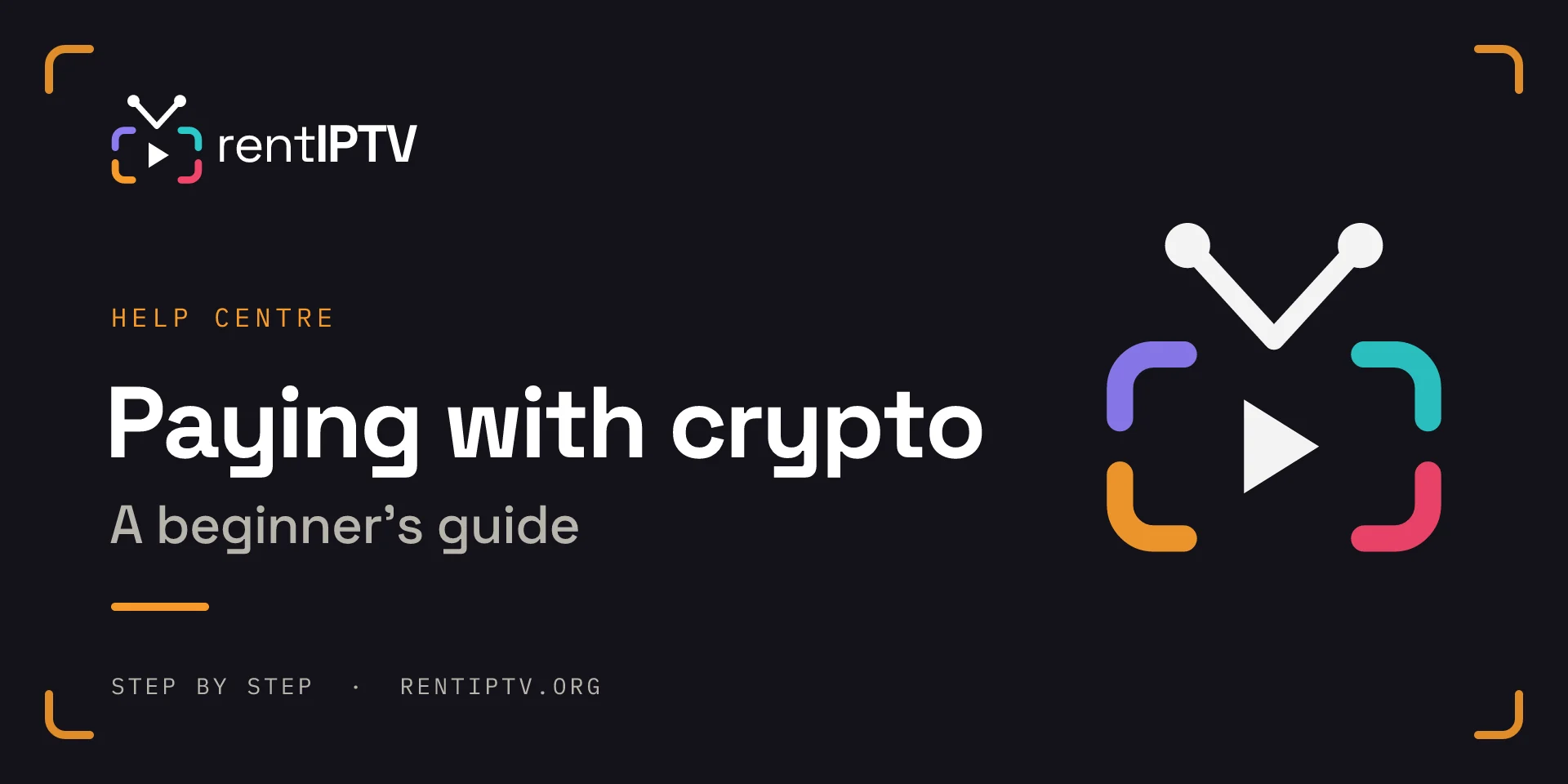 Paying with crypto for the first time