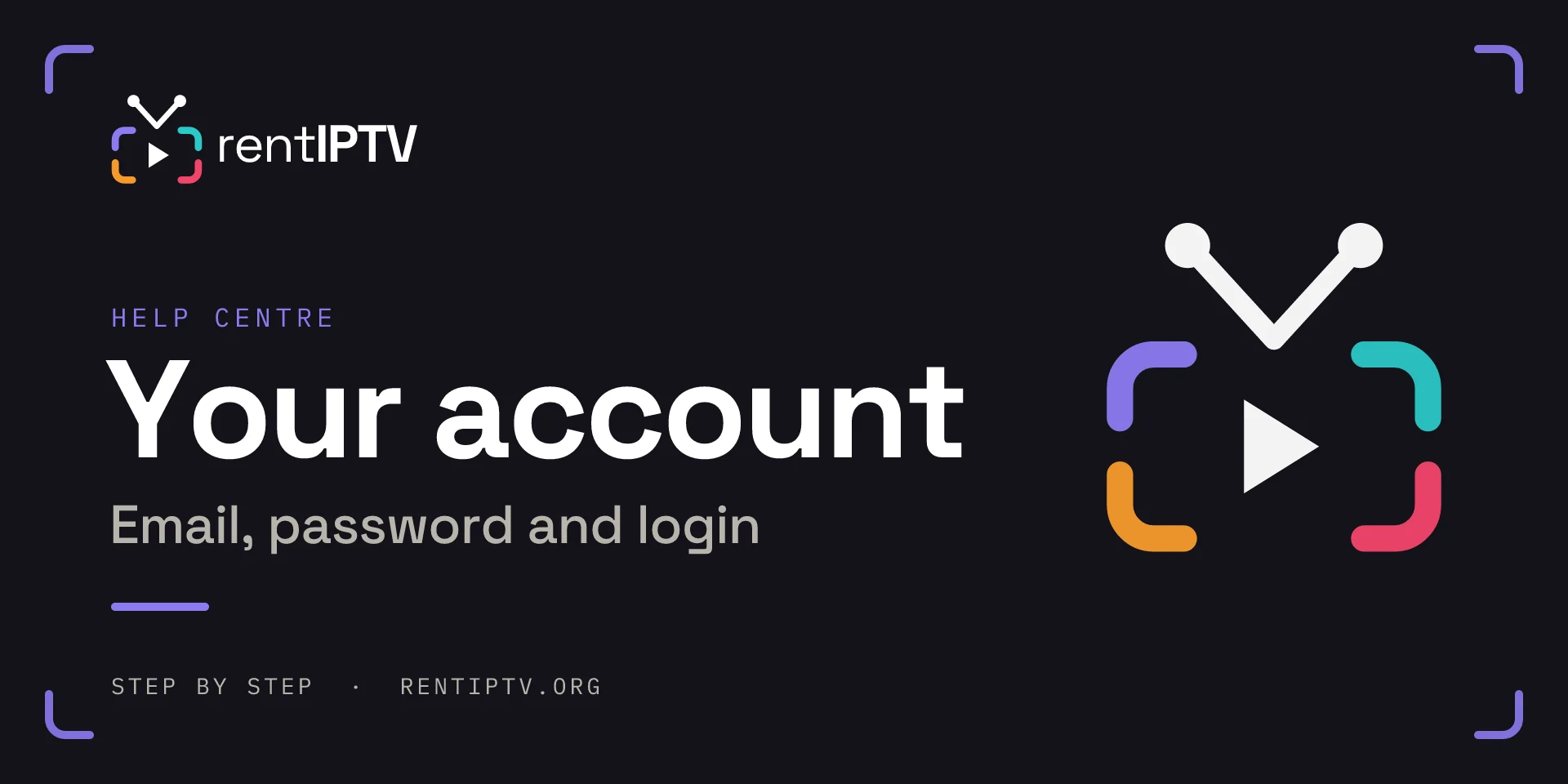 Your account: email, password and finding your login