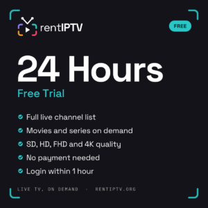 rentIPTV free 24-hour IPTV trial